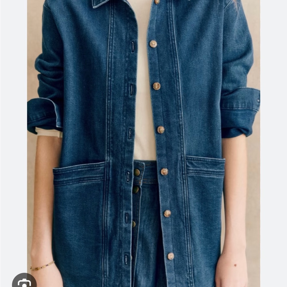 Sezane denim Will Jacket